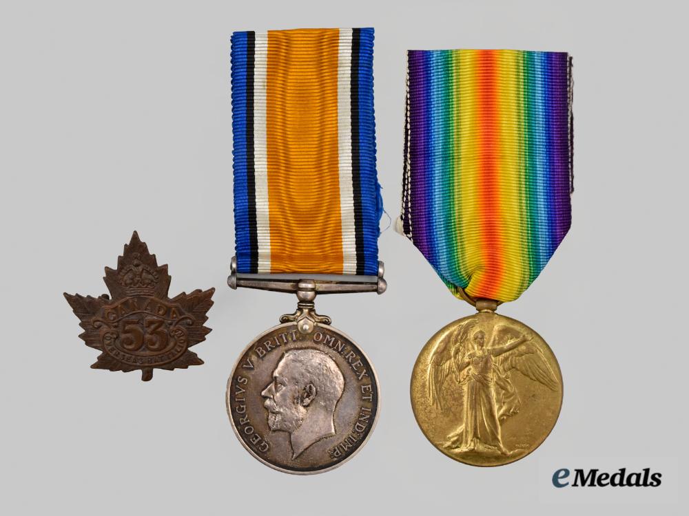 canada,_c_e_f._a_first_war_pair_and_cap_badge_to_pte._burberry,14th_infantry,_died_of_wounds1916__m0694-70