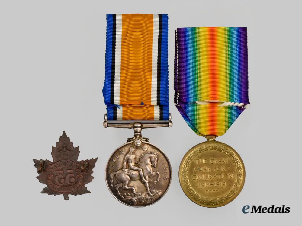 canada,_c_e_f._a_first_war_pair_and_cap_badge_to_pte._burberry,14th_infantry,_died_of_wounds1916__m0694-70_rev