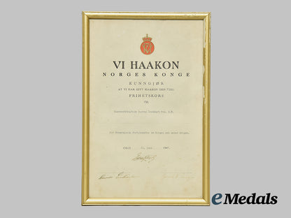 united_kingdom._a_medal_bar_with_norwegian_haakon_v_i_i_cross_of_freedom_to_kommandorkaptein_lockhart_cox,_royal_navy,1947___m_n_c0001