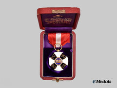 Italy, Kingdom. A Cased Order of the Crown of Italy, V. Class Knight, in Gold, c. 1880, by Cravanzola of Rome