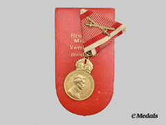 Austria, Imperial. A Military Merit Medal, Bronze Medal with Case