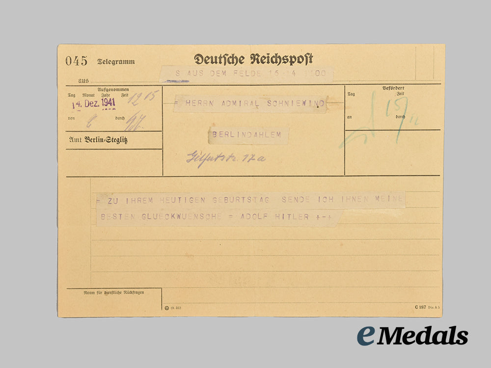germany,_kriegsmarine._a1941_birthday_greeting_from_a_h_to_admiral_otto_schniewind,_with_photographs___m_n_c0222