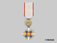 Japan, Manchukuo Empire. An Order of the Auspicious Clouds, VI Class Badge