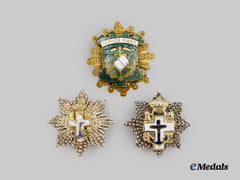 Spain, Kingdom. A Lot of Three Miniature Boutonnieres