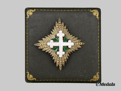 Italy, Kingdom. An Order of St. Maurice and St. Lazarus, II Class Breast Star, by Cravanzola with Case