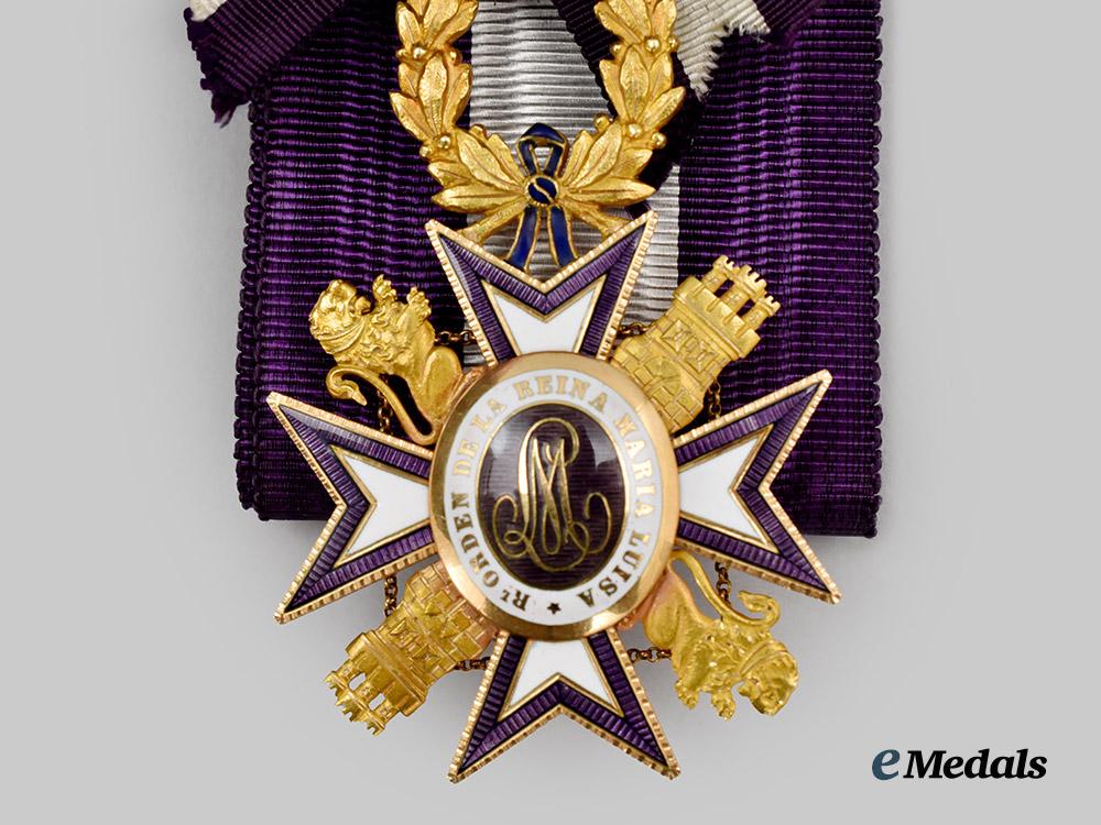spain,_kingdom._an_order_of_noble_dames_of_queen_maria_louisa,_cross,_c.1910___m_n_c0259