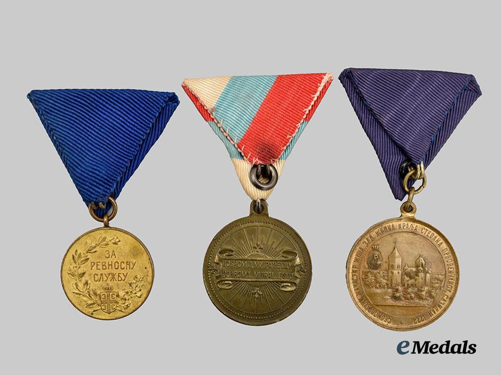 serbia,_kingdom._a_lot_of_three_medals___m_n_c0272