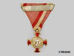 Austria, Imperial. An 1849 Merit Cross, II Class, in Gold, by V. Mayer, c.1914