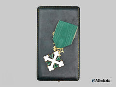 Italy, Kingdom. An Order of St. Maurice & St. Lazarus in Gold, Knight, c. 1900 by Musy P.E. Figlio