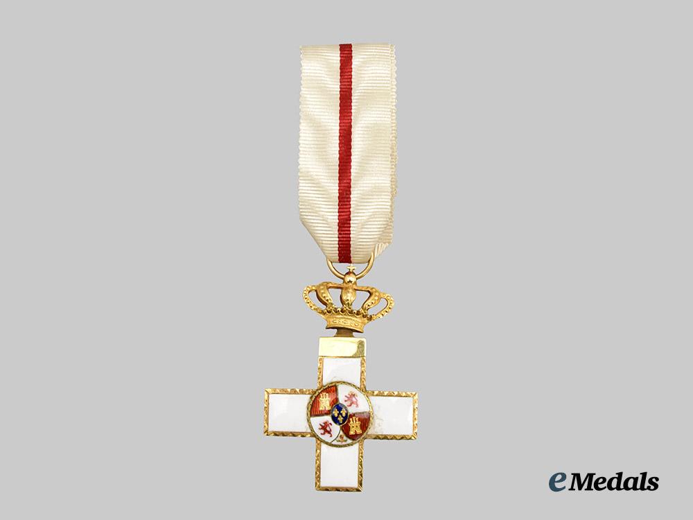 spain,_kingdom._an_order_of_military_merit,_cross_with_white_distinction,_in_gold___m_n_c0443-_recovered
