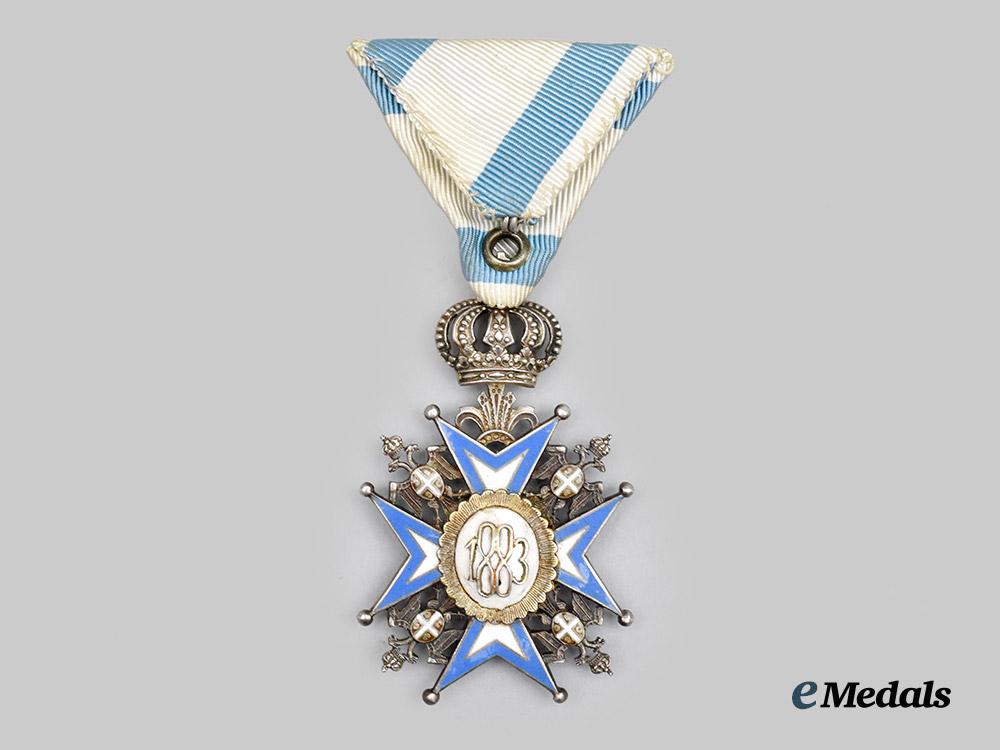 serbia,_kingdom._an_order_of_st._sava,_v._class_with_officer’s_cap_badge___m_n_c0498