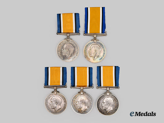 united_kingdom._a_lot_of_five1914-1918_war_medals___m_n_c0576