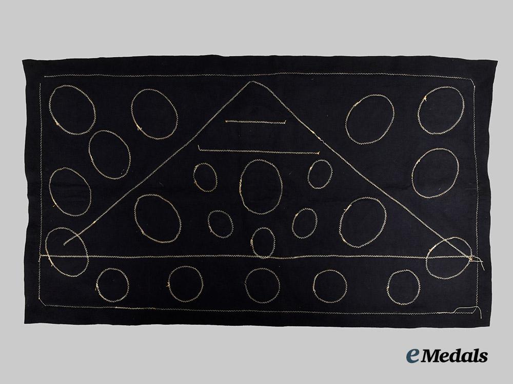 germany,_kriegsmarine._an_allied_souvenir_board_featuring_specialist_insignia_and_medal_ribbons___m_n_c0632