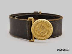 Germany, Third Reich. A Railway Official’s Belt and Buckle, by F.W. Assman & Söhne