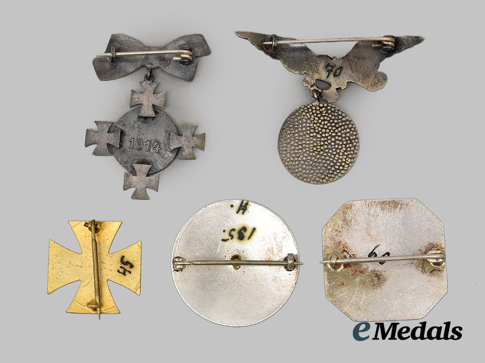 germany,_imperial._a_mixed_lot_of_first_world_war_patriotic_badges___m_n_c0645