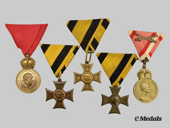 Austria, Imperial. A Lot of Five Imperial Decorations