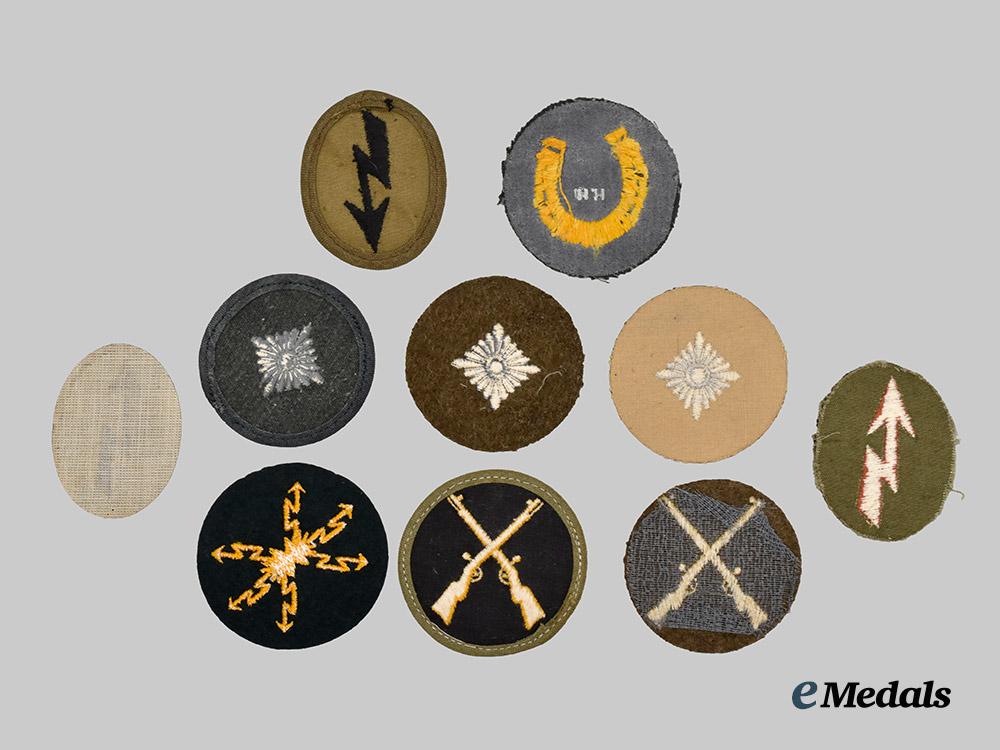 germany,_heer._a_mixed_lot_of_rank_and_trade_insignia___m_n_c0682
