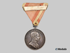 Austria, Imperial. A Bravery Medal, I Class in Silver with Second Award Bar