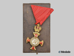 Austria, Imperial. A Merit Cross 1849, I Class with Case