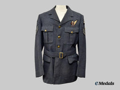 Canada, Commonwealth. A Second War RCAF Service Tunic to Bomber Sergeant