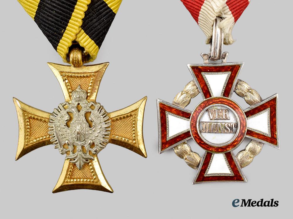 austria,_imperial._a_military_merit_cross,_i_i_i_class_and_long_service_decoration,_i_i_i_class_for_officers___m_n_c0923