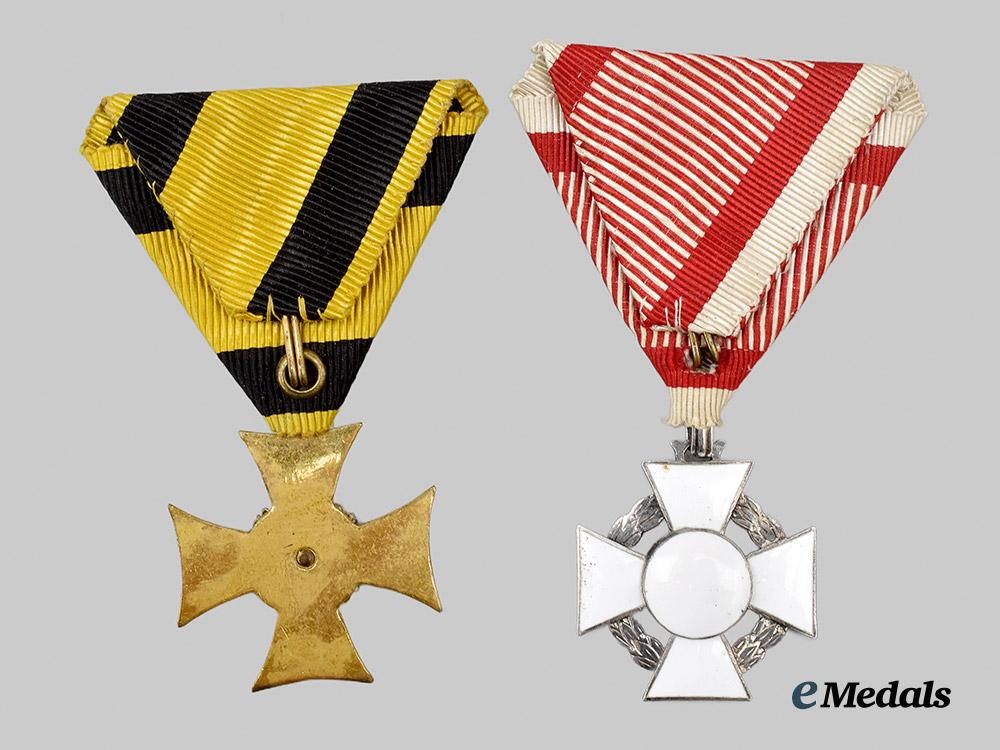 austria,_imperial._a_military_merit_cross,_i_i_i_class_and_long_service_decoration,_i_i_i_class_for_officers___m_n_c0925