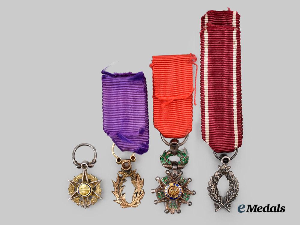 france,_republic._four_superb_miniature_awards_in_gold&_diamonds___m_n_c0943