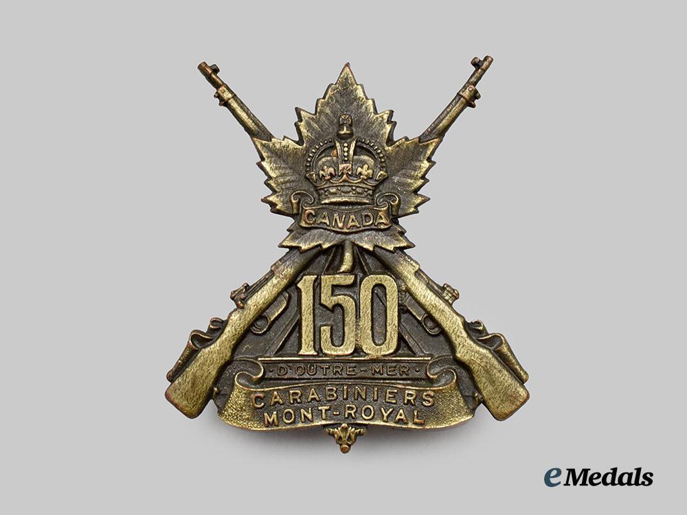 canada,_c_e_f._a150th_infantry_battalion"150th_carabiniers_mont_royal"_cap_badge___m_n_c1087