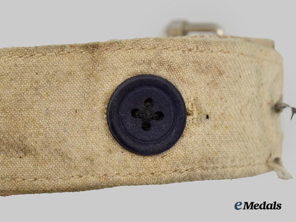 a_german_white_cloth_belt_with_slider_buckle___m_n_c1134