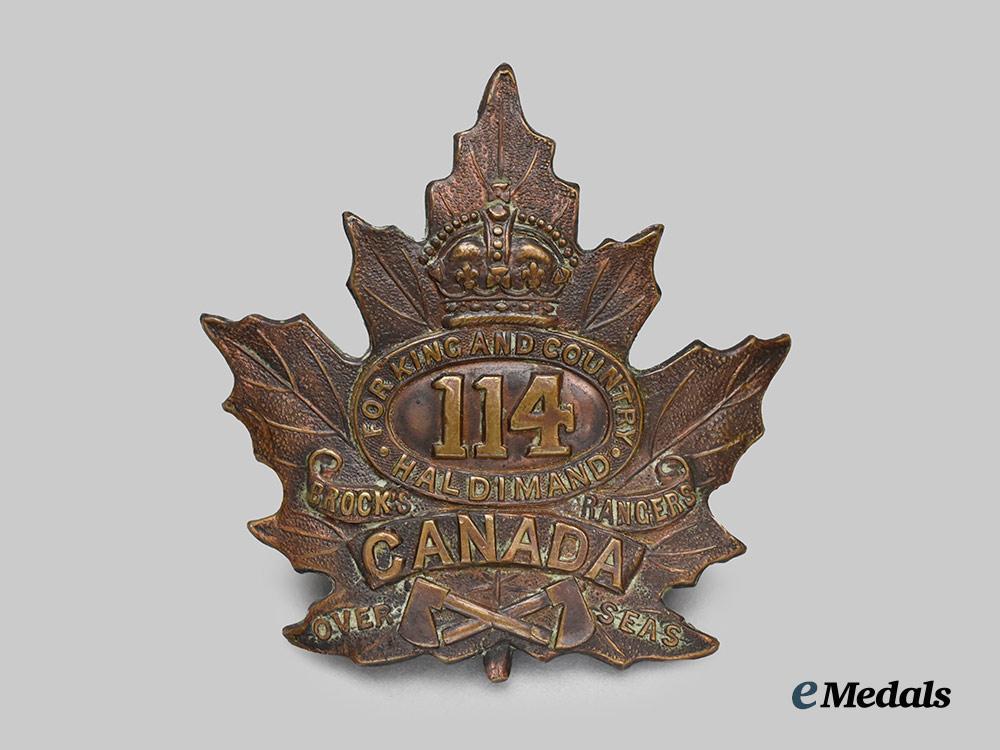 Canada, CEF. A 114th Infantry Battalion 