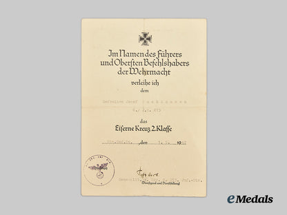 germany,_heer._a_lot_of_award_documents_to_unteroffizier_josef_backhausen,_eastern_front_combatant___m_n_c1291