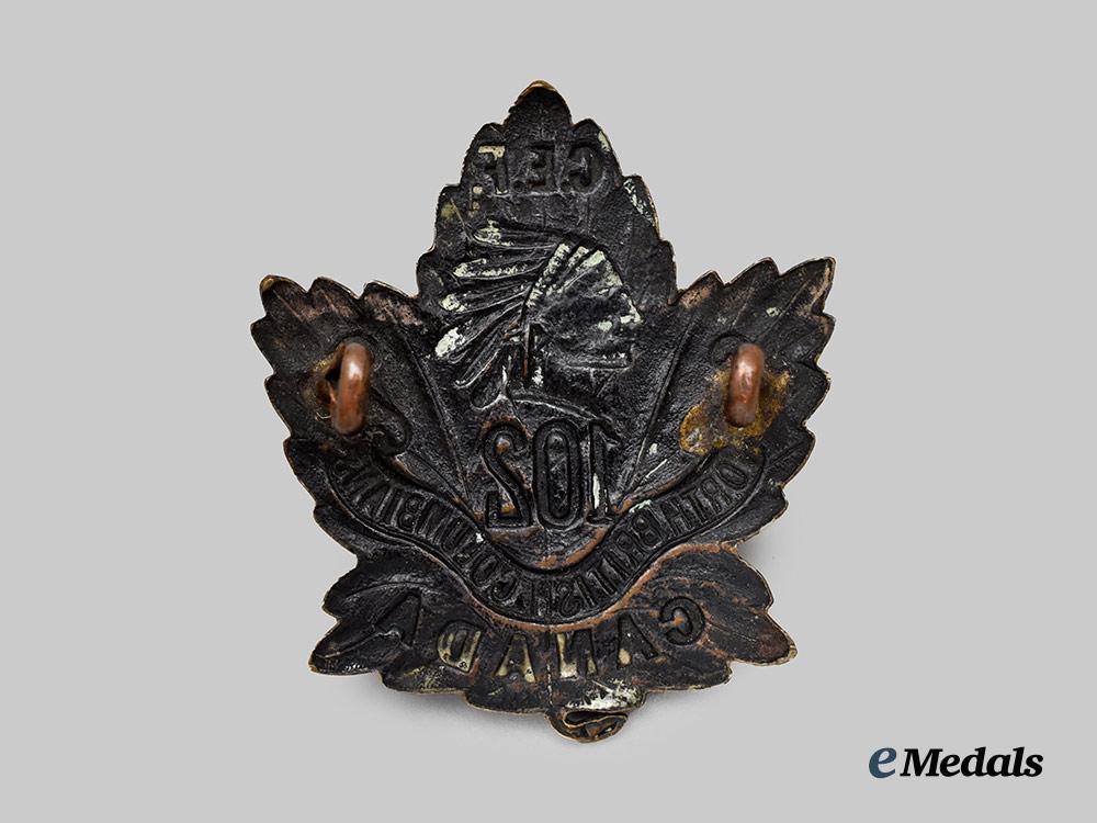 canada,_c_e_f._a102nd_infantry_battalion"_north_british_columbians"_cap_badge,_type_i_i_without"_overseas"___m_n_c1294