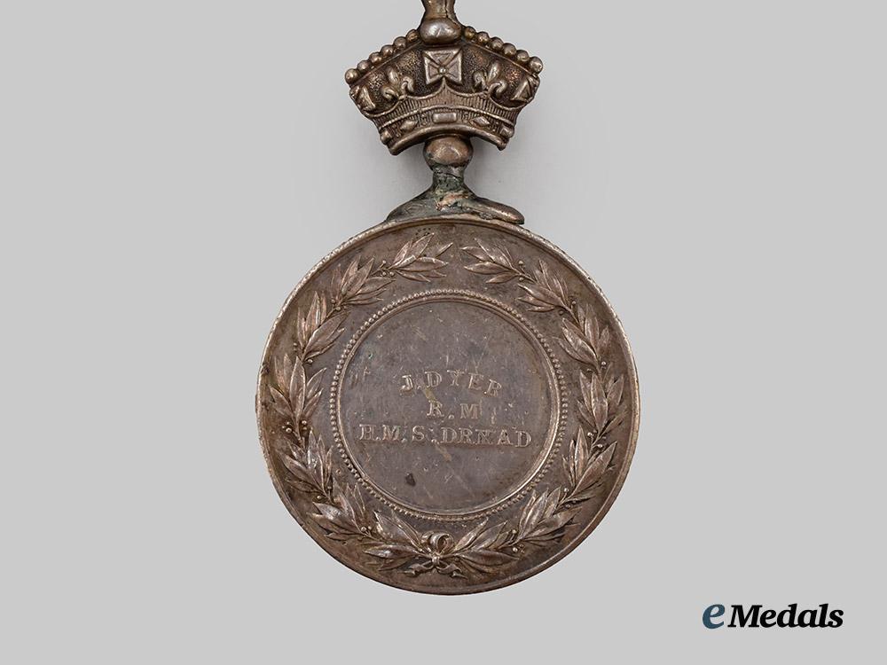 united_kingdom._an_abyssinian_medal_to_j._dyer,_royal_marine,_h._m._s_dryad___m_n_c1322