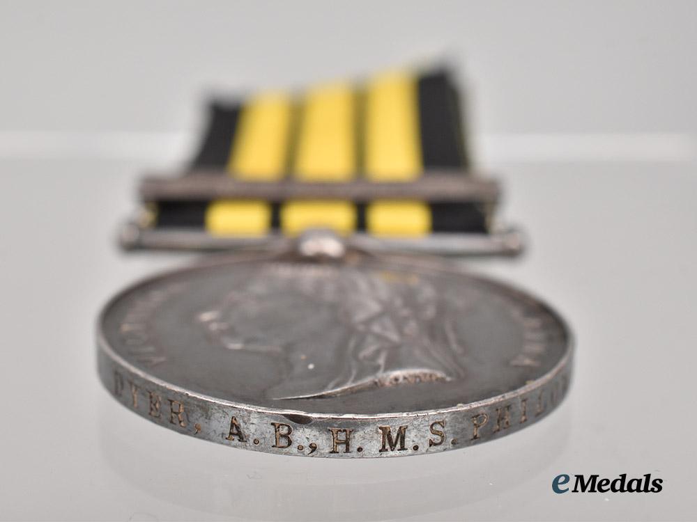 united_kingdom._an_east_and_west_africa_medal,_to_s._dyer,_h_m_s_philomel___m_n_c1341