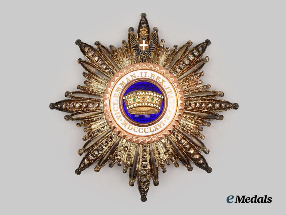 italy,_kingdom._an_order_of_the_crown_of_italy,_grand_cross_set,_by_cravanzola,_c.1900___m_n_c1347