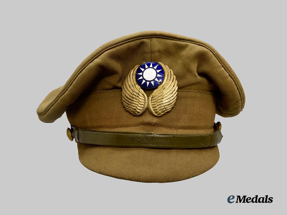 china,_republic._a_kuomintang_army_officer’s“_crusher”_service_cap___m_n_c1388