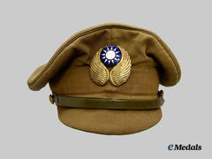 China, Republic. A Kuomintang Army Officer’s “Crusher” Service Cap