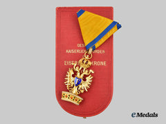 Austria, Imperial. An Order of the Iron Crown, III Class in Gold, by Rothe, c.1900