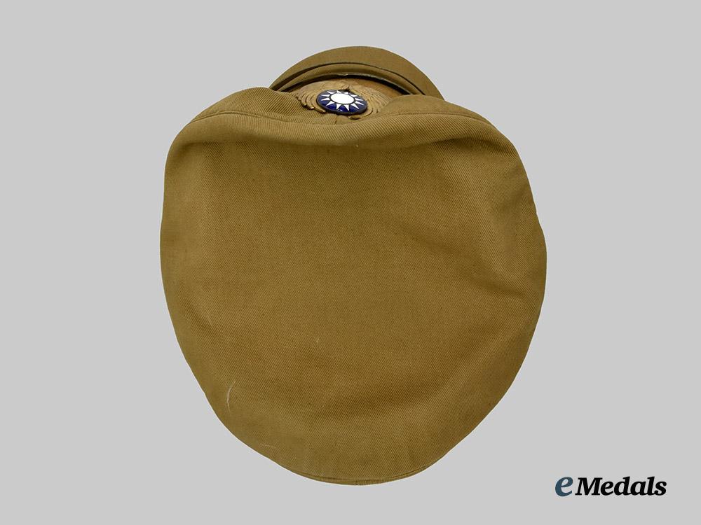china,_republic._a_kuomintang_army_officer’s“_crusher”_service_cap___m_n_c1398