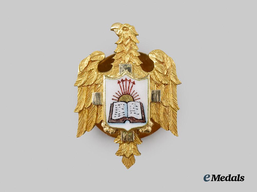 spain,_fascist_state._a_rare_fascist_university_leader_pin,_in_gold,_c.1936___m_n_c1448