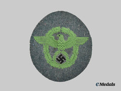 Germany, Ordnungspolizei. A Mint Schutzpolizei Enlisted Ranks Sleeve Eagle