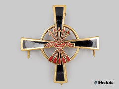 Spain, Spanish State. An Imperial Order of the Yoke and Arrows Badge, c.1940