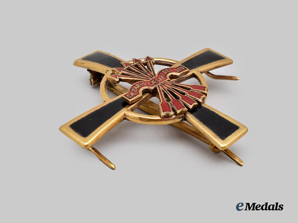 spain,_spanish_state._an_imperial_order_of_the_yoke_and_arrows_badge,_c.1940___m_n_c1818