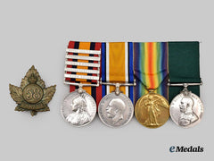 Canada, Commonwealth. A South Africa and First War Medal Bar to Pte. Armstrong