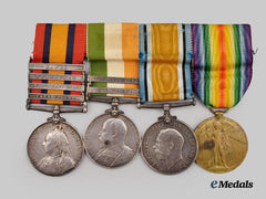 Canada, CEF. A South Africa and First War Medal Bar to Sapper Brown, Canadian Railway Troops