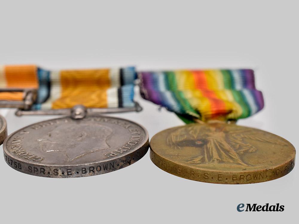 canada,_c_e_f._a_south_africa_and_first_war_medal_bar_to_sapper_brown,_canadian_railway_troops___m_n_c1856