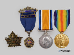 Canada, CEF. A First War Group to Lieutenant Corporal Weese, RCR