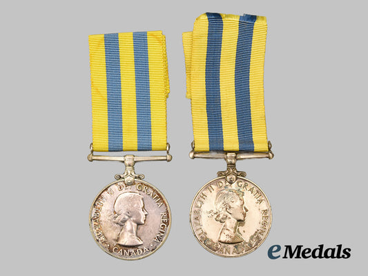 united_kingdom._two_korea_medals_to_canadian_recipients___m_n_c1962