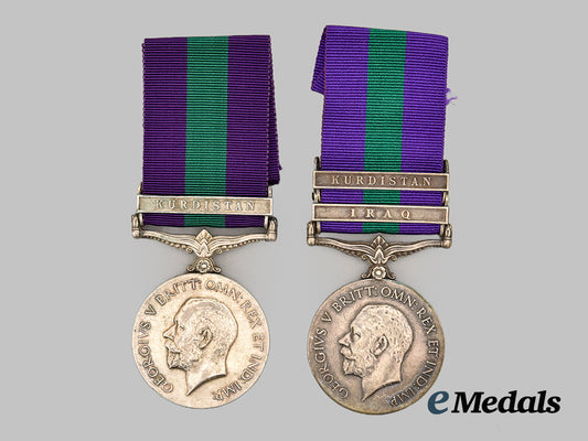 united_kingdom._a_lot_of_two_general_service_medals_with_kurdistan_clasps___m_n_c2001