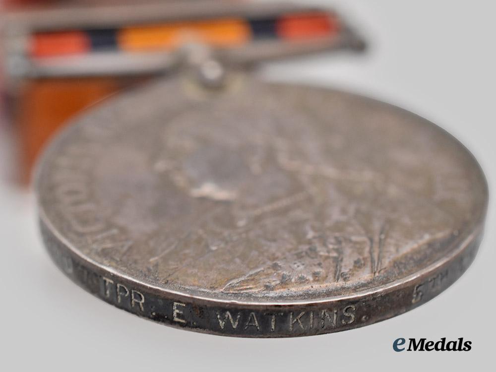 united_kingdom._a_queen’s_south_africa_medal_to_trooper_e._watkins,5th_company_imperial_yeomanry___m_n_c2163